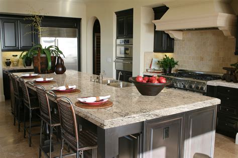 Snowfall Granite Countertops Kitchen Other By The Home Depot Houzz