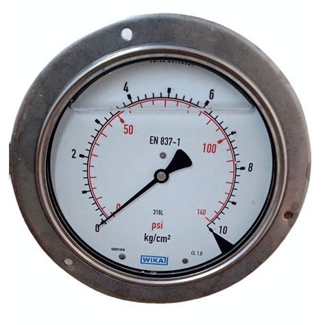 Inch Mm Wika En Analog Dial Pressure Gauge At Rs