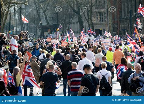 Brexit Day Protest In London Editorial Stock Image Image Of