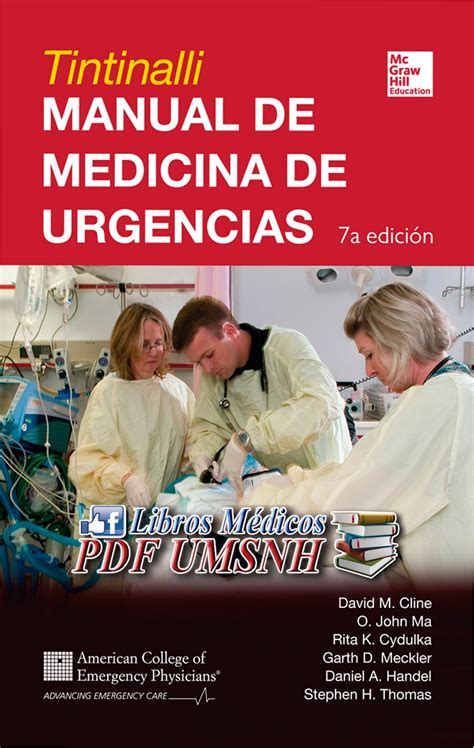 Libros Médicos PDF UMSNH Tintinalli Manual de Medicina de Urgencias