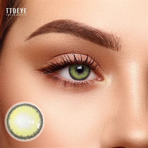 TTDeye Egypt Yellow Green Colored Contact Lenses Contact Lenses