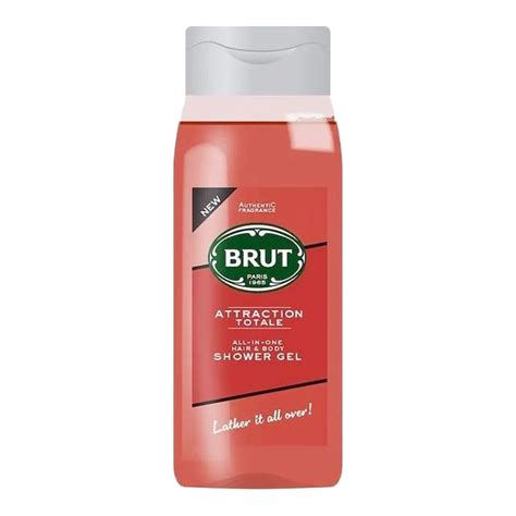 Brut Attraction Totale All In One Hair Body Shower Gel Ml Sinin