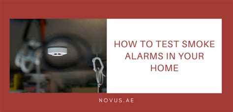 How To Test Smoke Alarms In Your Home