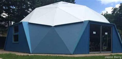 R Buckminster Fuller Inventor Of The Geodesic Dome Lived In This Dome Home Of His Own Design