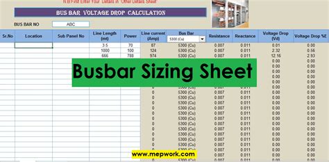 Copper Busbar Rating Chart Pdf