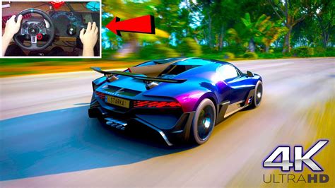 Bugatti Divo Driving Forza Horizon 5 Logitech G29 Youtube