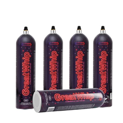 Greatwhip Nitrous Oxide Chargers Aluminum Alloy Whipped Cream Charger Cylinder Whipped Cream