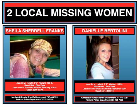 Missing Jessica Nieman Danielle Bertolini Sheila Franks Jeff Joseph