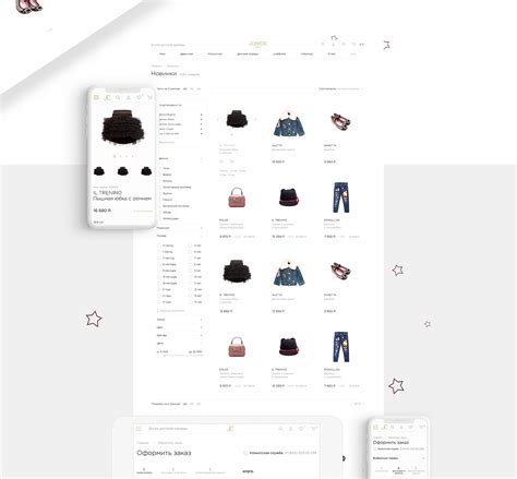 Junior Couture childrens online store. E-commerce on Behance