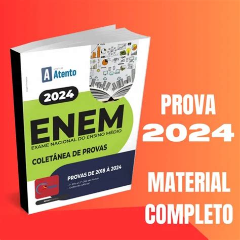 Caderno Enem 2024 - Apostila Caderno De Provas - Questões Enem 2024 | Frete grátis