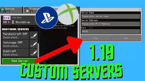 How To Join Servers On Xbox Ps Minecraft Bedrock Youtube