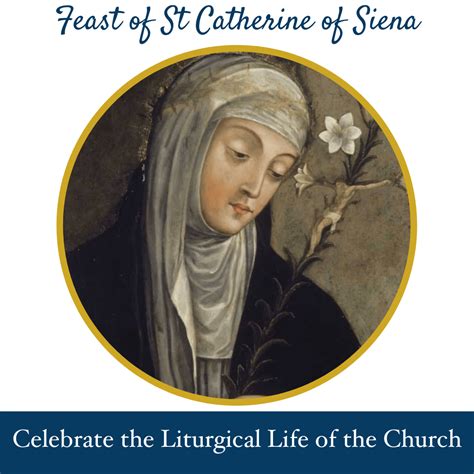 29 April: Feast of Saint Catherine of Siena - Prince of Peace Catholic ...