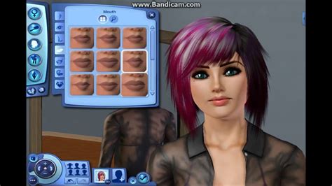 The Sims 3 Create A Sim Elaina Collins Emo Scene Girl Youtube