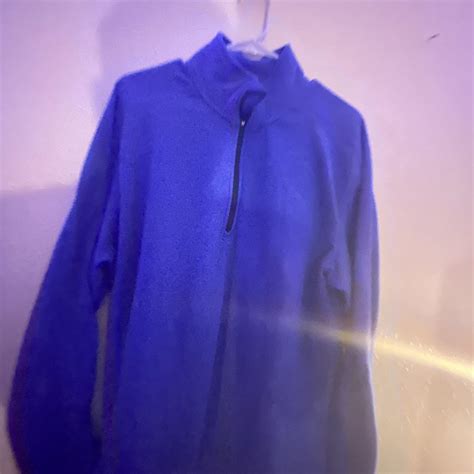 Champion Mens Blue Jacket Depop