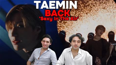 Taemin Sexy In The Air Mv Reaction Youtube