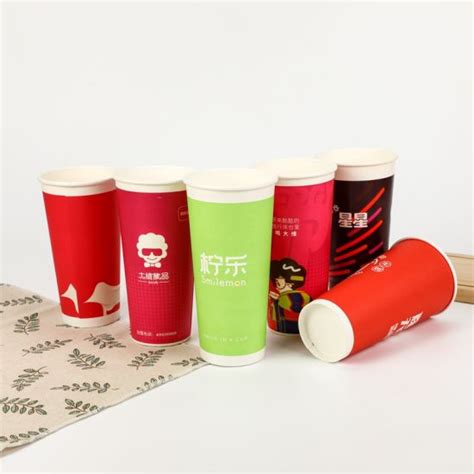 Double Wall Hot Coffee Paper Cup Hot Drinking Paper Cup Beverage Cup China Paper Cup And