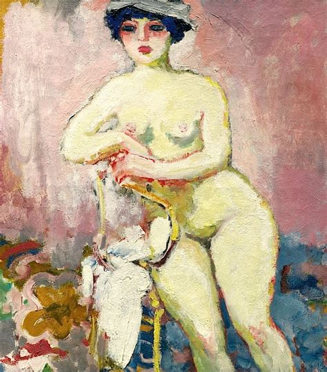 Kees Van Dongen Nude On A Chair Kees Van Dongen Justine