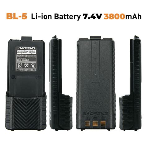 Pc Baofeng Pofung Bl Mah V Extended Li Ion Battery For Uv R