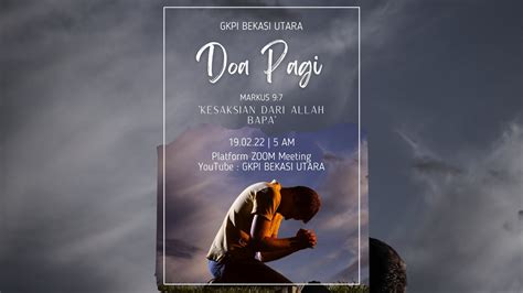 Sabtu Februari Doa Pagi Online Gkpi Bekasi Utara Youtube