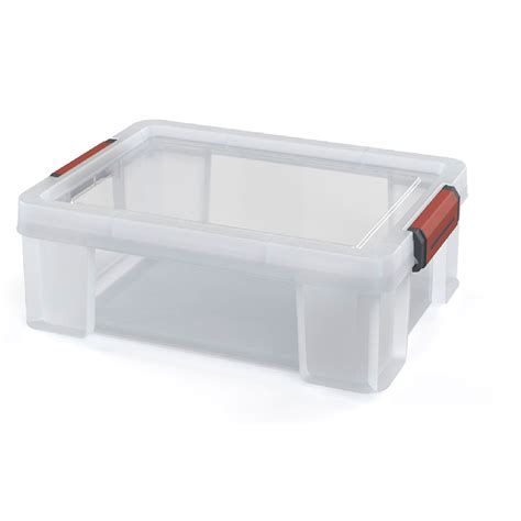 Boite De Rangement Plastique Transparent 38x13x29cm Centrakor