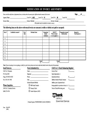 Fillable Online Laccd Notification Of Invoice Adjustment Laccd Home