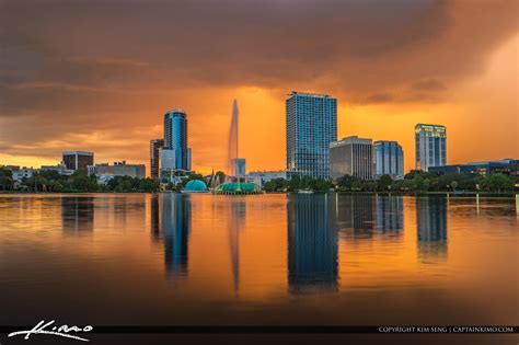 Lake Eola Fountain Orlando Florida | HDR Photography by Captain Kimo