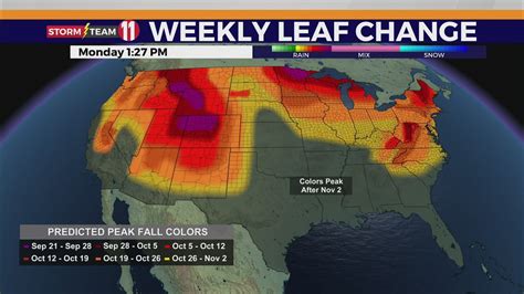 2020 Fall Foliage Map Tri Cities Will See Peak Foliage In Early