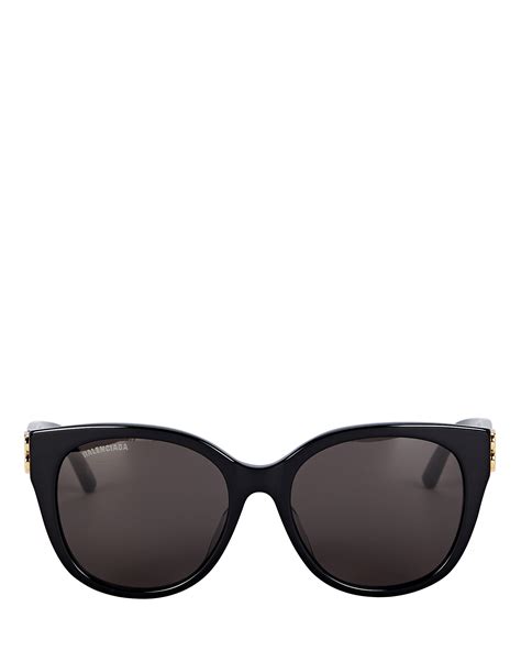 Balenciaga Oversized Round Logo Sunglasses Intermix®