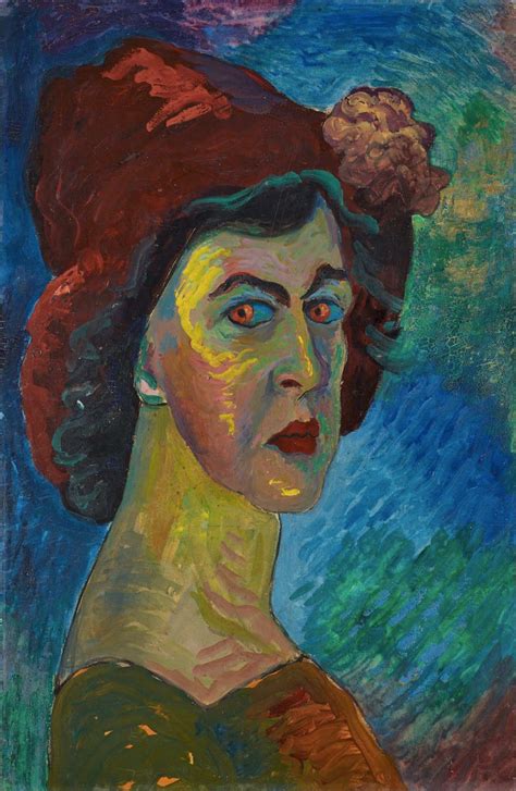 Marianne Von Werefkin Self Portrait 1910 Lenbachhaus Munich