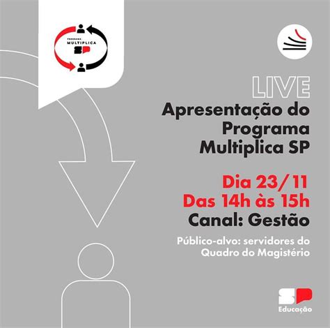 LIVE APRESENTAÇÃO DO PROGRAMA MULTIPLICA SP Diretoria de Ensino