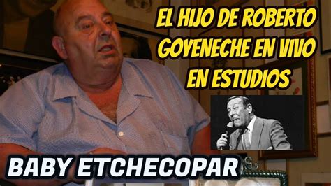 EN VIVO EN ESTUDIOS EL RECLAMO DEL HIJO DE ROBERTO GOYENECHE YouTube