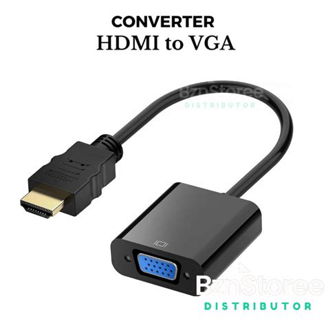 Jual Converter Hdmi To Vga Adapter Converter Hdmi To Vga Konektor