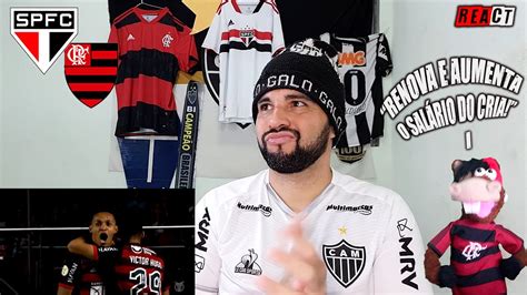 OS CRIAS DO NINHO TÃO VOANDO REACT SÃO PAULO 0 X 2 FLAMENGO