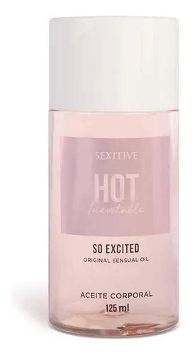 Óleo de massagem erótico Sexitive Hot Inevitable So Excitate 125 ml MercadoLivre