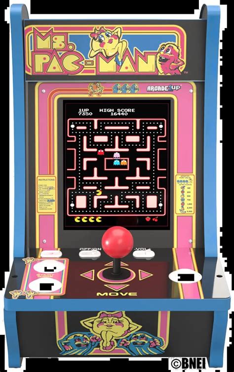 Arcade 1Up Ms PAC MAN 40th Anniversary Counter Cade RC Willey