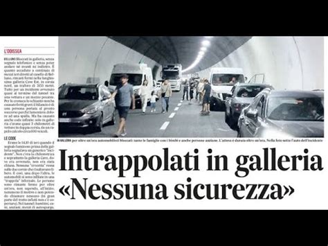 Auto bloccate in galleria Il rilancio del Nevegàl La rassegna stampa di