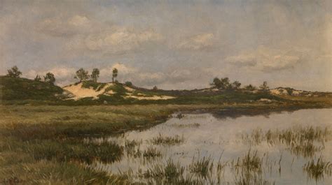 Marsh in the Heath by Alfred Elsen - Artvee