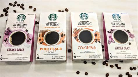 Starbucks VIA Instant Coffee Flavors, Ranked