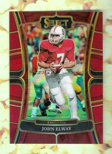 JOHN ELWAY 2023 PANINI SELECT RED SP INSERT CARD D 149 NFL HOF STAR