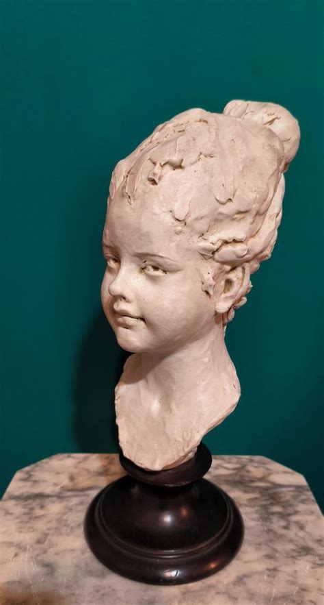 Ancient Bust Of A Girl Biscuit Porcelain Catawiki