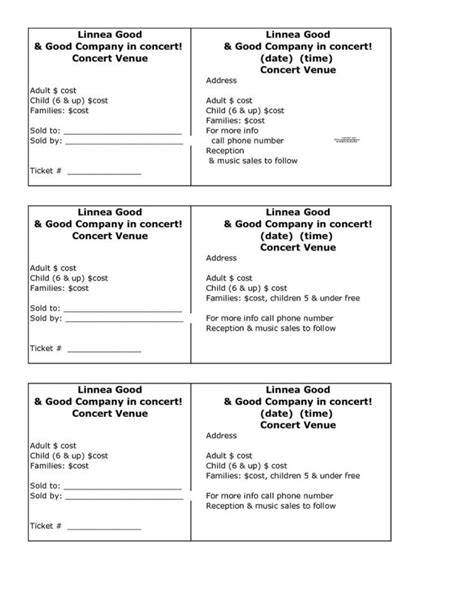 Staples Raffle Ticket Template - Printable Word Searches