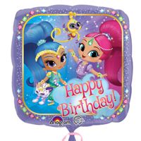 Shimmer Shine Theme Happy Birthday Mylar Balloon 307 The Brat