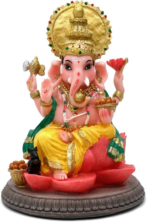 Amazon Alikiki Ganesha Statue Indian Gifts Item 6 8 Hindu God