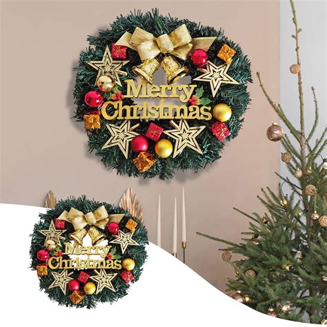 Deagia Home Gadgets Clearance Halloween Wreath Simulation Christmas