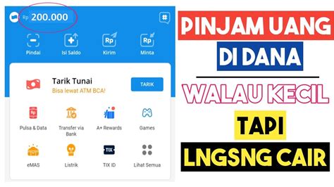 Cara Meminjam Uang Di Aplikasi Dana Terbaru Pinjam Saldo Dana