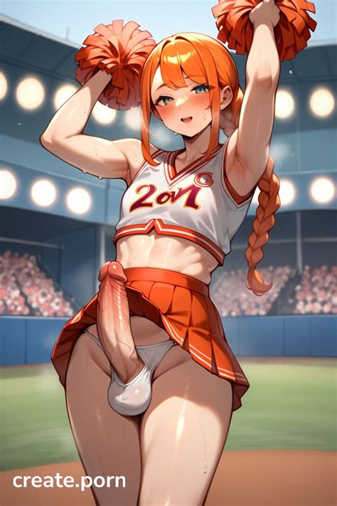 Small Ass Arms Up Baseball Stadium Shemale AI Porn