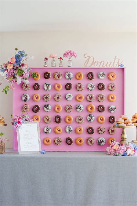 National Donut Day! Donut Wall Wedding Inspiration! | The Perfect Palette