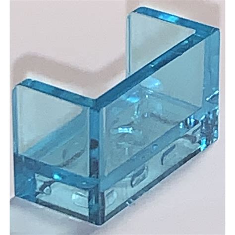 Lego Transparent Light Blue Panel X X With Closed Corners