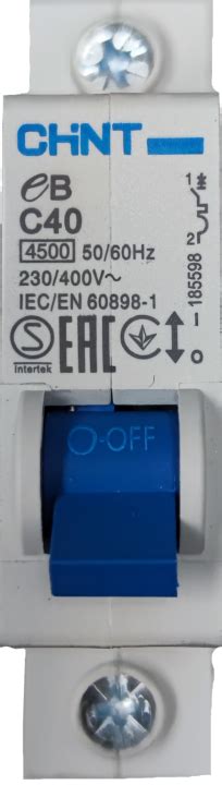 A Miniature Circuit Breaker Pole Kaic Din Rail Type Mcb