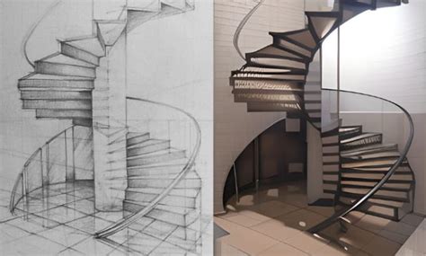 Convert your 2d stairs drawings into 3d rendering using ai by Expert ...